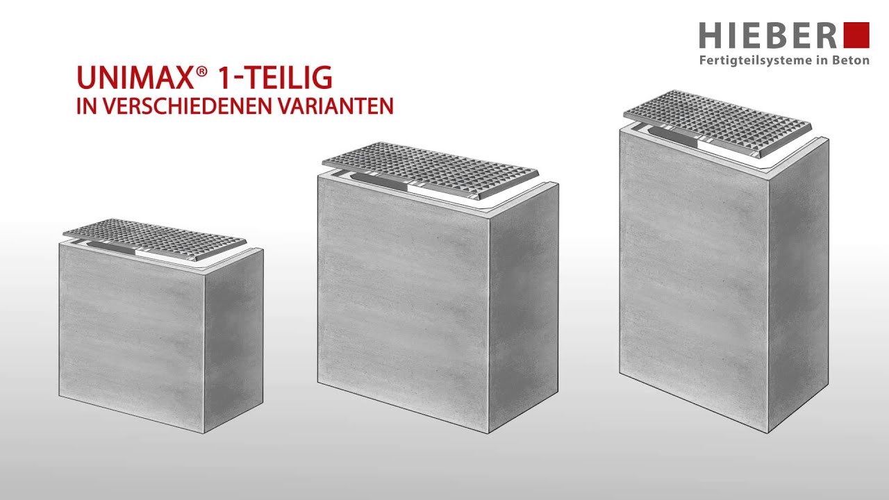 Lichtschacht-Systeme von HIEBER® Betonfertigteilwerk - Übersicht