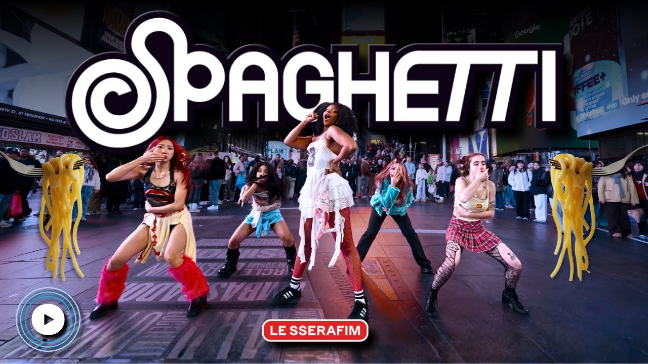 [KPOP IN PUBLIC | TIMES SQUARE] LE SSERAFIM (르세라핌) - 'SPAGHETTI' Dance Cover | HARMONYC MOVEMENT