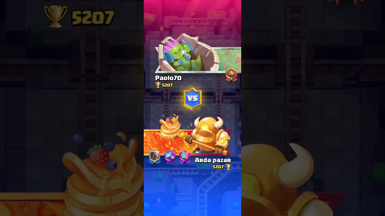 Clash royale oynuyorum 