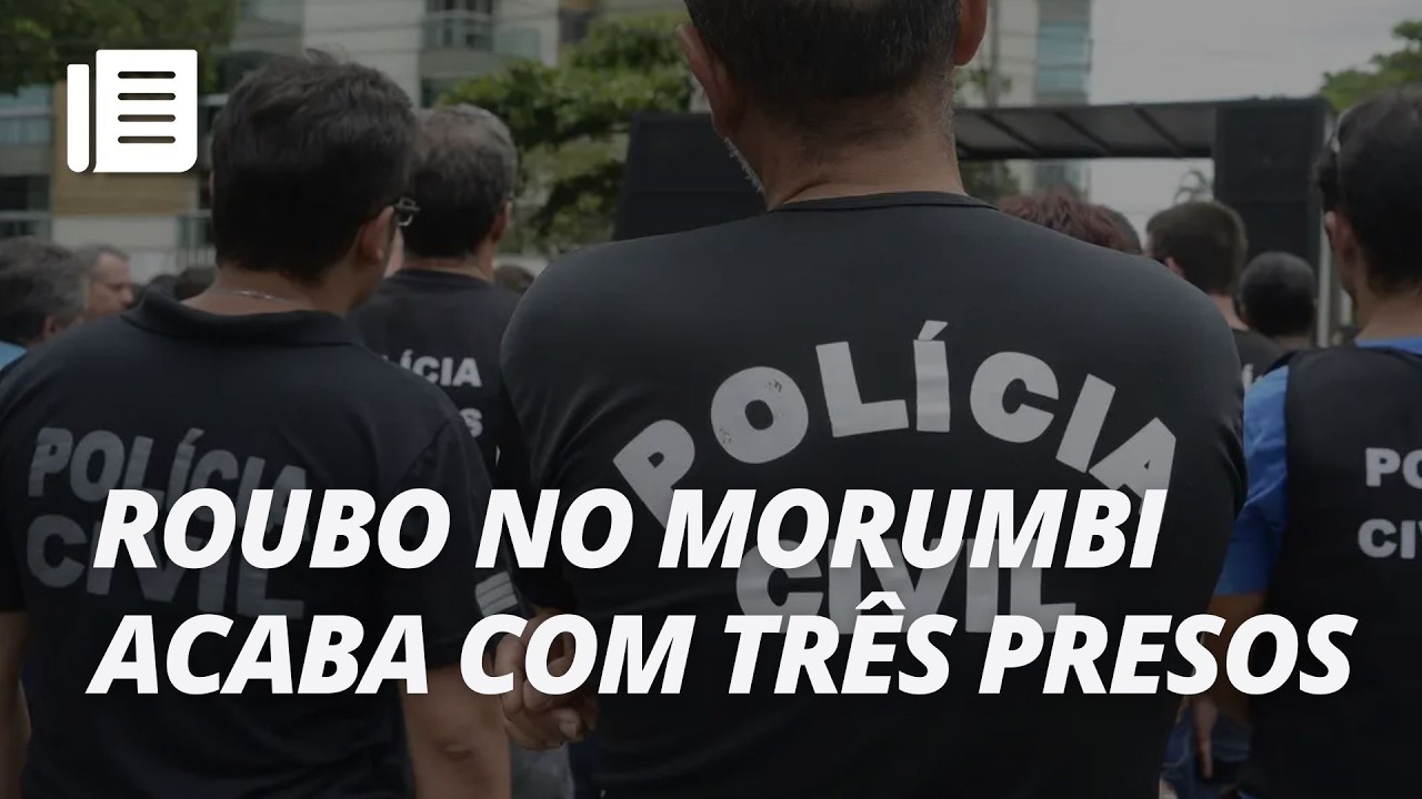 Roubo no Morumbi termina com perseguição e três presos