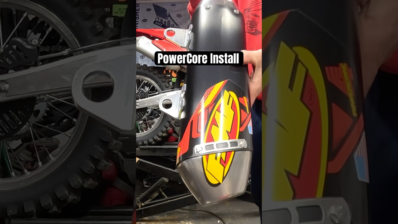 FMF PowerCore 4 Install on the GasGas #dirtbikes #enduro