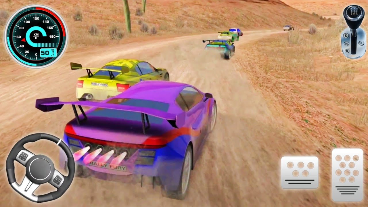 Rally Fury Offroad Car Racing - Extreme Rally Drift on Tough Terrain - Android GamePlay