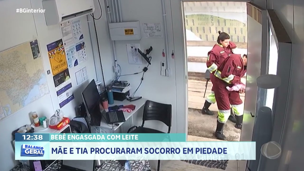 Bebê engasgada com leite: mãe e tia procuraram socorro em Piedade