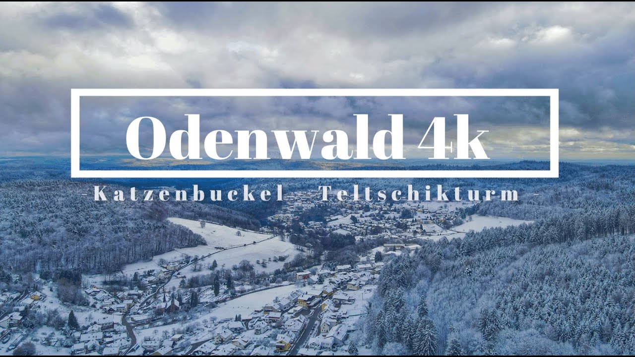 Odenwald Germany | Winter | DJi Mavic Air 2 | 4k Cinematic Drone |