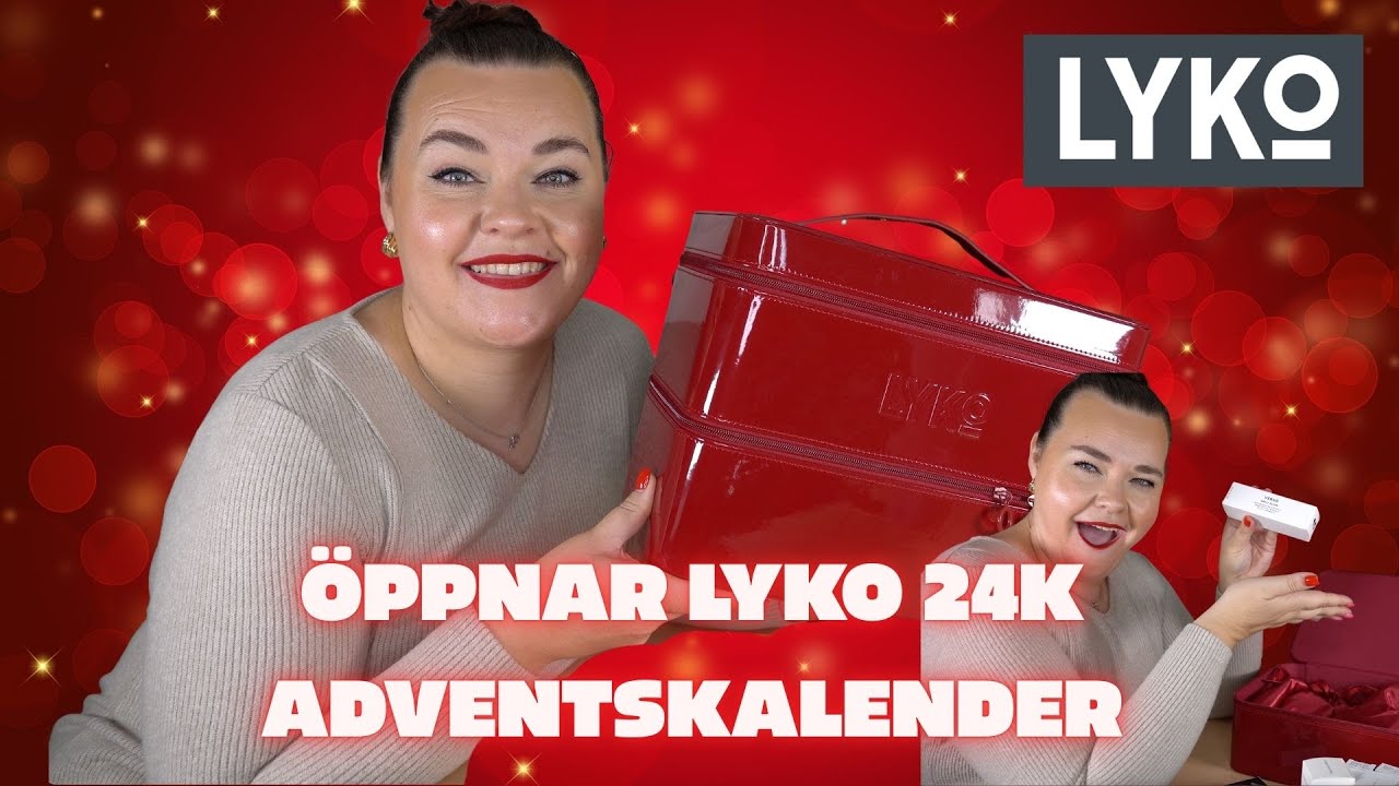 ÖPPNAR LYKOS 24K ADVENTSKALENDER 2025 (VÄRD ÖVER 10 000 KR)