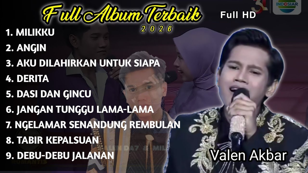 ‼️Trending Off YouTube LAGU VALEN TERBAIK FULL ALBUM