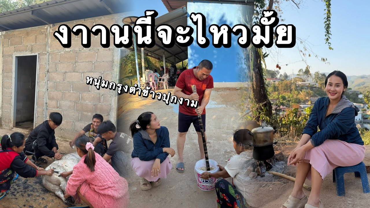 วิถีชีวิตคนดอย 942 ล้มตำต้อนรับจีนปีนี้สนุกมากเลยคะ
