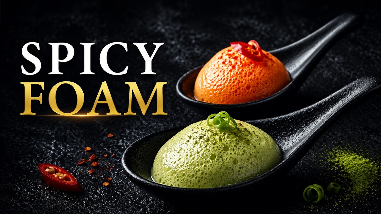 Spicy Foam Secrets: Chili & Wasabi Espuma Tutorial!