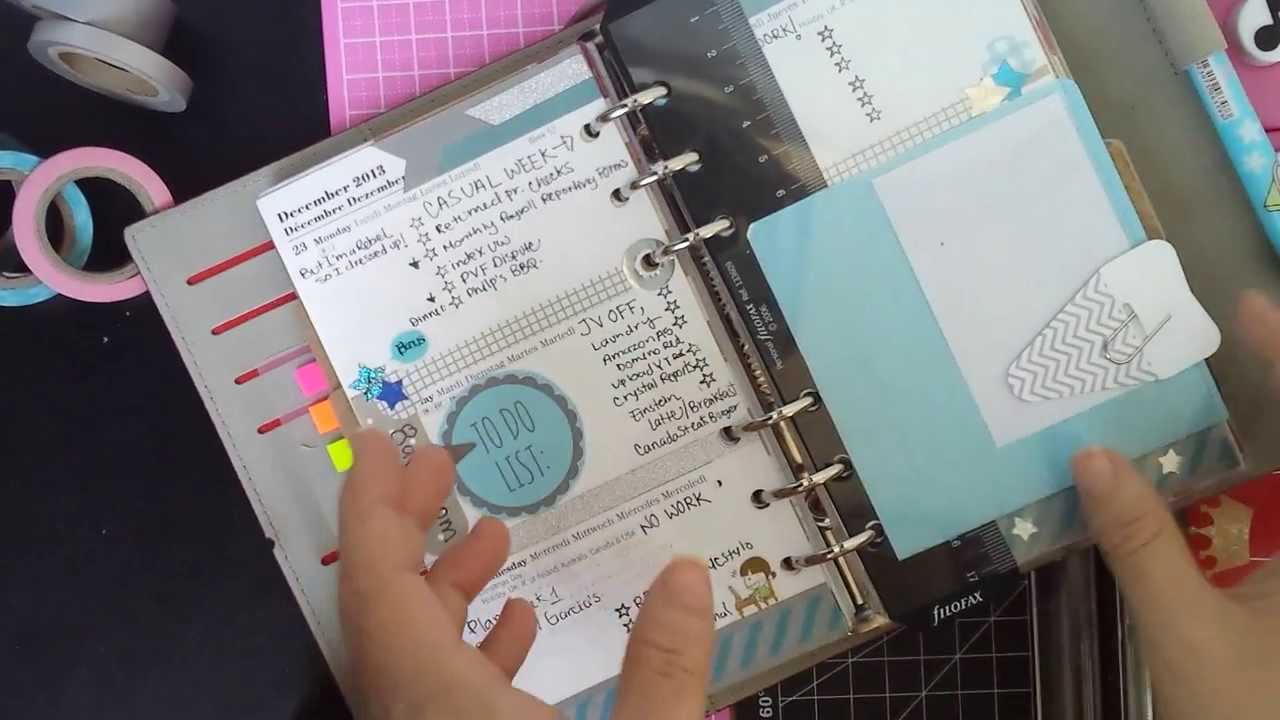 DIY - Clear Filofax Folder/ Envelope