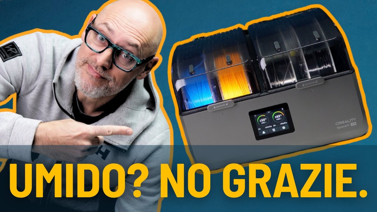 Creality Space Pi X4 per essiccare i nostri filamenti umidi!