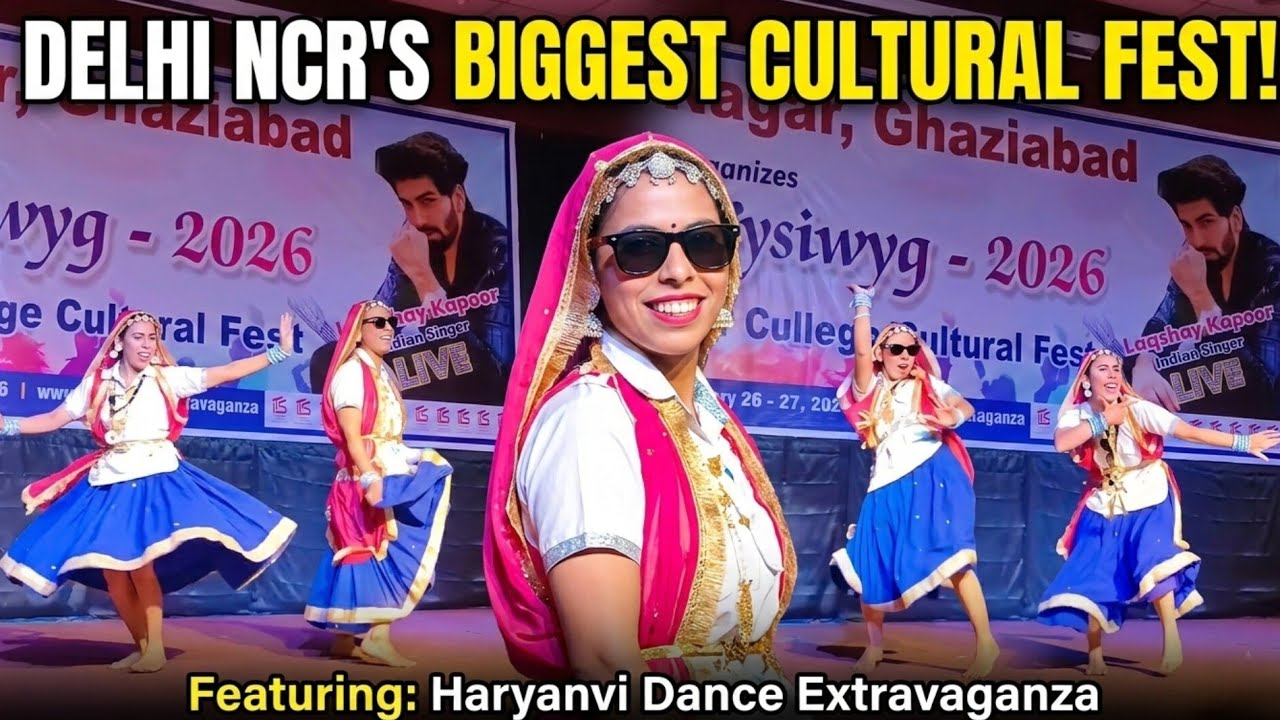Delhi NCR Biggest Cultural Fest❤️✨Haryanvi Supremacy🫶🏻@Neeshu_Tyagi #neeshutyagi #dance #viral #song