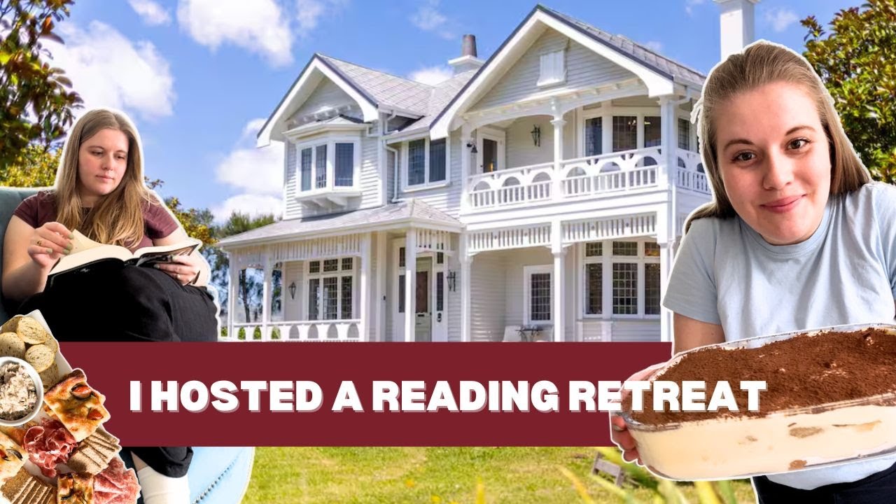 Behind the scenes of my reading retreat in New Zealand 📚 | Cosy books & food vlog