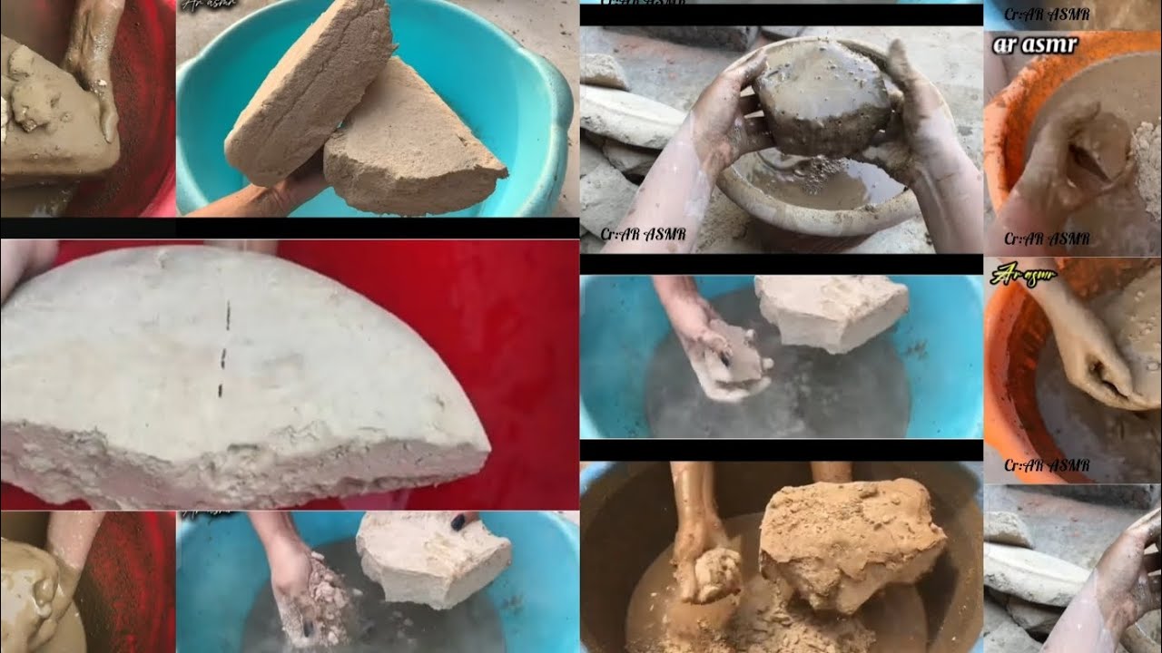 Soft Buttery Mud Crumbling in Water 💦🤤🔥 Oddly Satisfying 