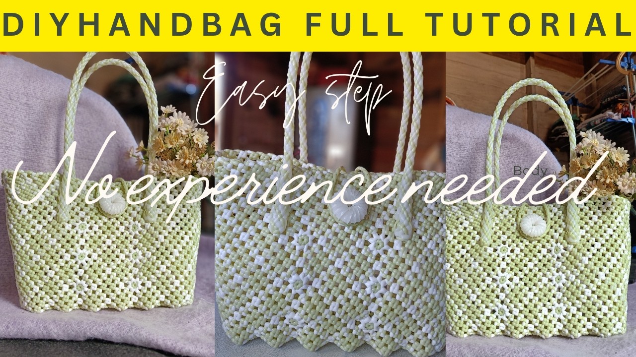 How to make plastic wire basket handle and lock 🧺🔐#diybasketlock#diybaskethandle#plasticwirecarft