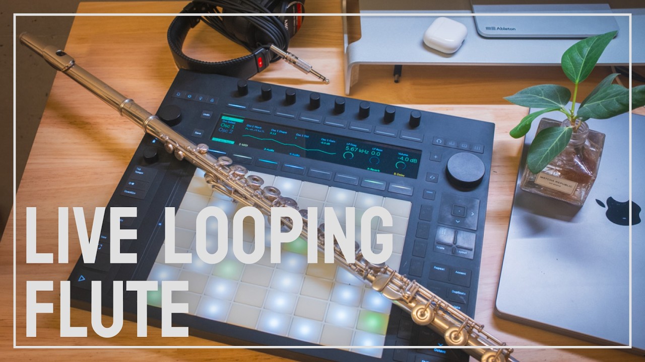 chill lo-fi flute - live loop performance  | ableton live & push3