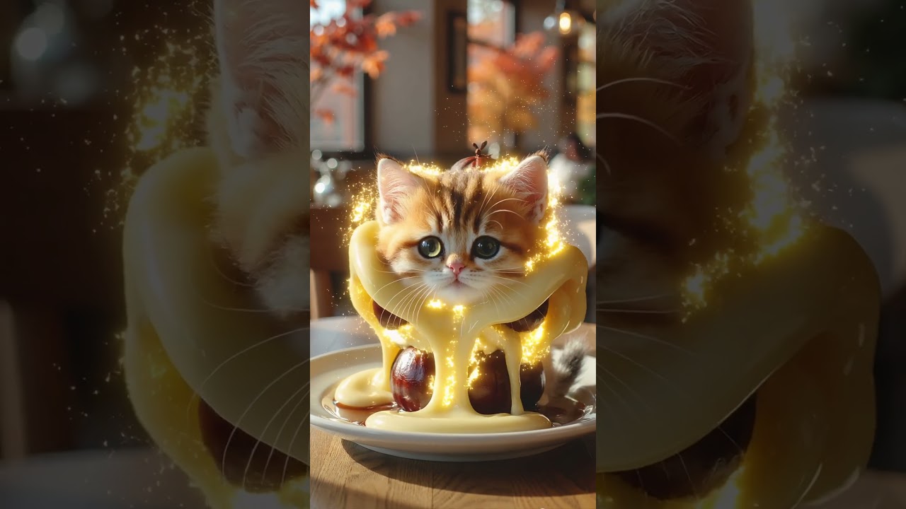 Cat transformation ,Realistic AI Animals, Latest Ai generated videos 2025 , 