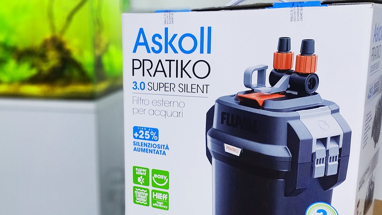 Askoll PRATIKO 3.0 Super Silent - Filtro Esterno per Acquario