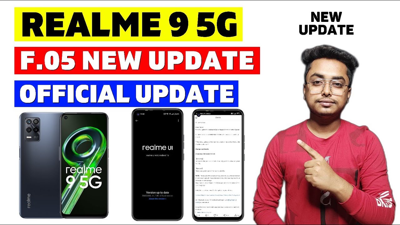 Realme 9 5G F.05 Update 🔥| Realme 9 5G New Update | Realme 9 5G Update | Realme 9 5G Software Update