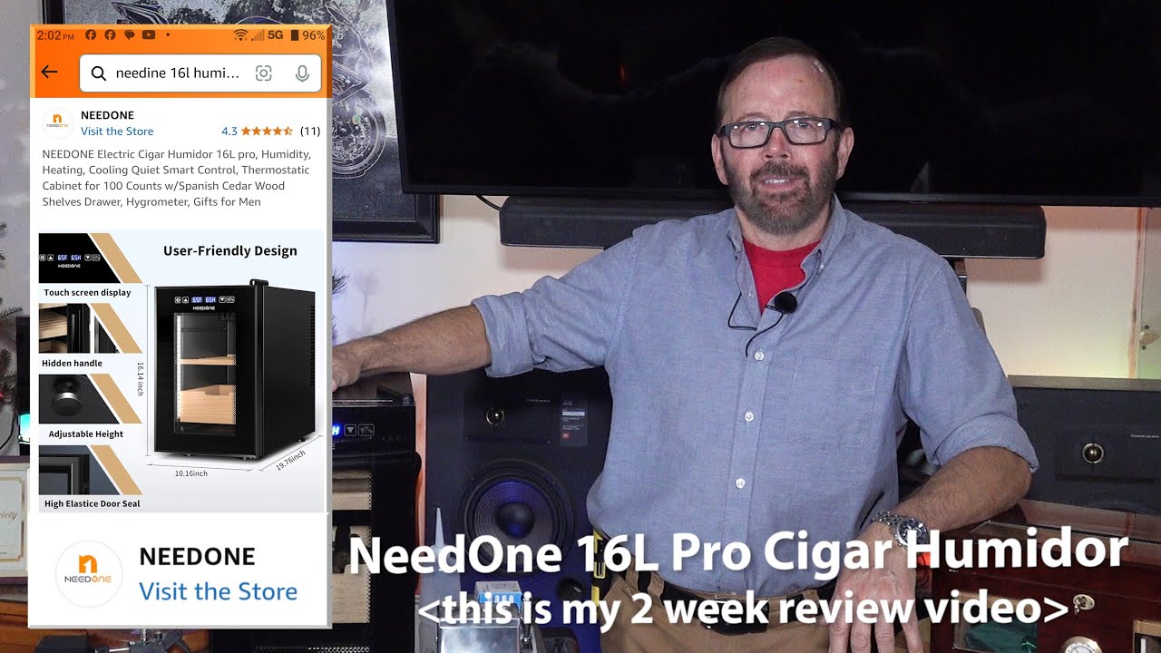 2 week review of the NeedOne Electronic 16L Pro Humidor w/Paul Henderson
