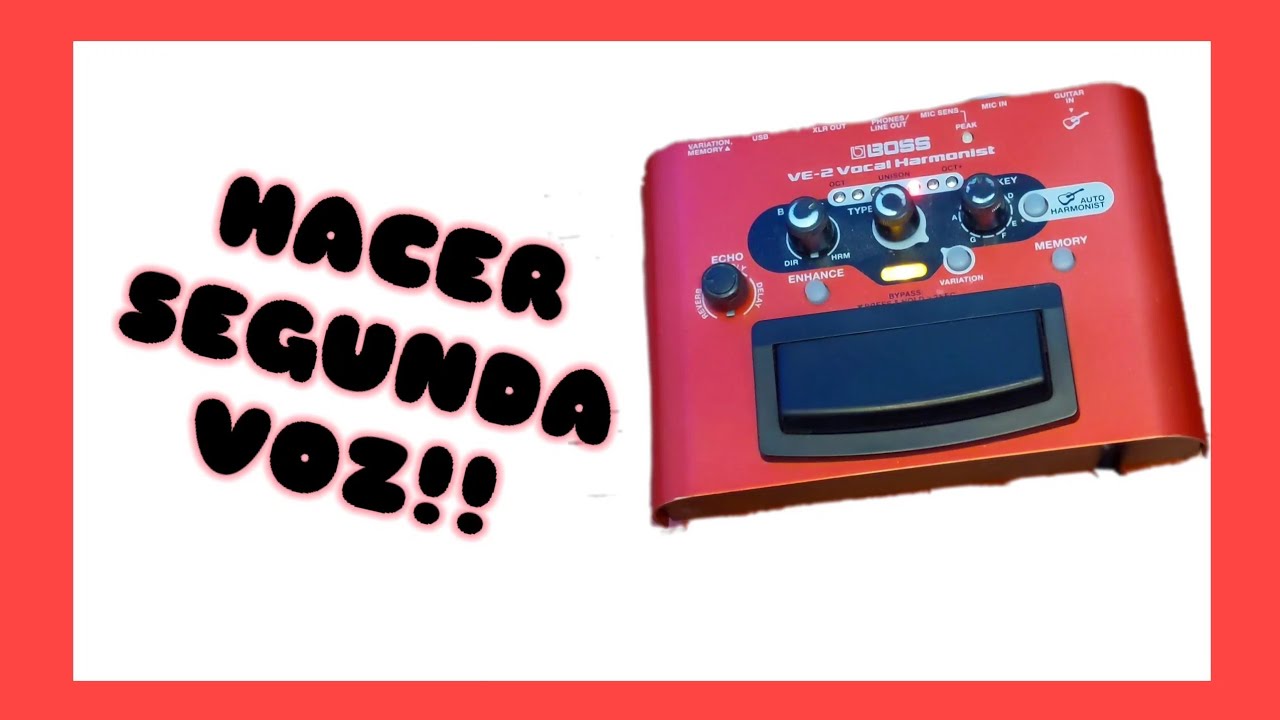 COMO HACER SEGUNDA, EN LA VOZ CON PROCESADOR DE EFECTOS!!