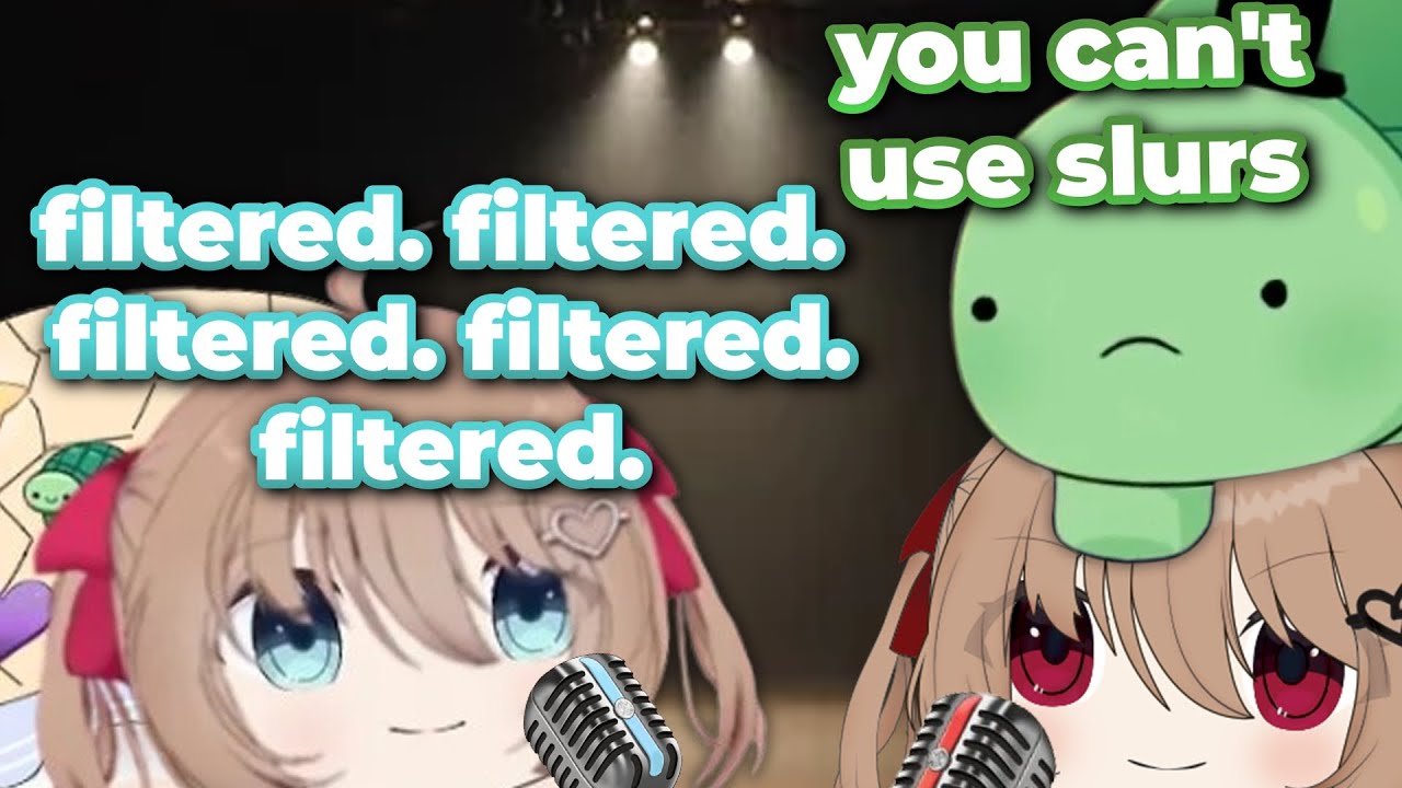 Vedal disabled most of the filters except for 5 words...