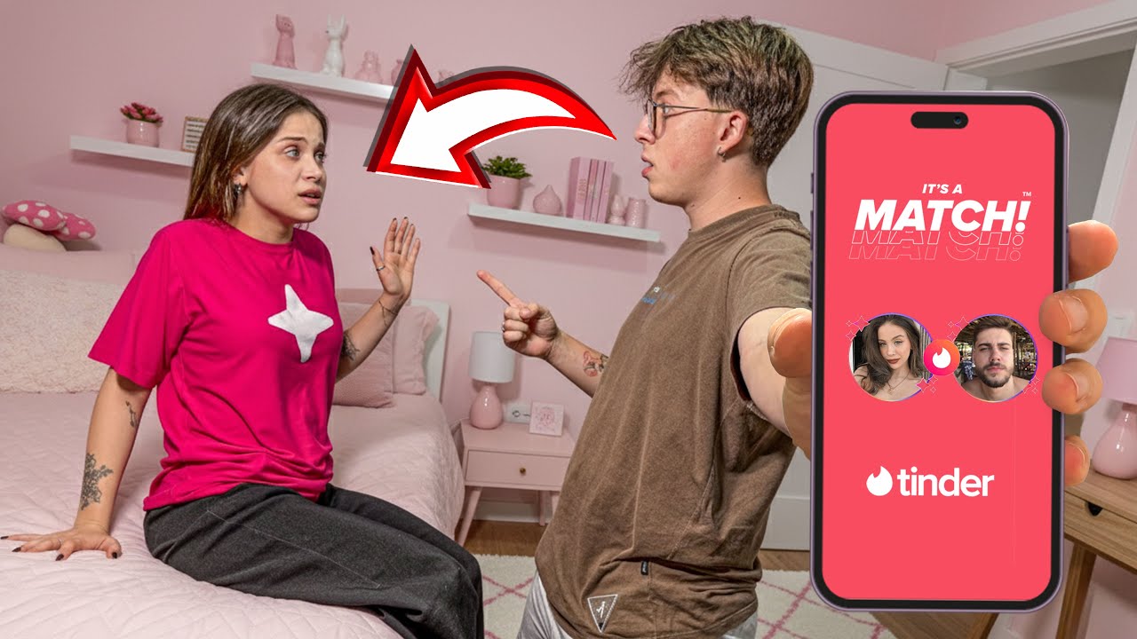 TROLLEI meu NAMORADO com uma CONTA NO TINDER! Ele surtou...
