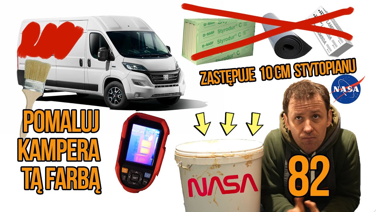 🔥HIT🔥 Technologia NASA 🚀 w kamperach 🖌️ TA FARBA ZASTĘPUJĘ IZOLACJĘ! ❄️