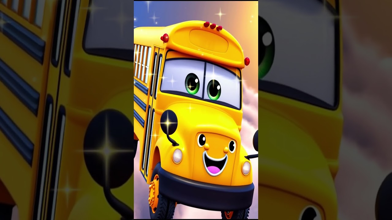 🚍 Flying School Bus Adventure! | Yellow Bus for Kids | Fun Animated Short 