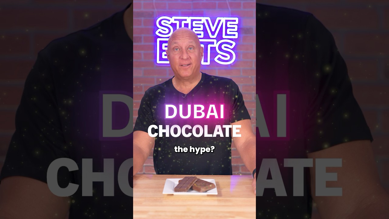 Dubai chocolate, all hype? #SteveEats #dubaichocolate #chocolate
