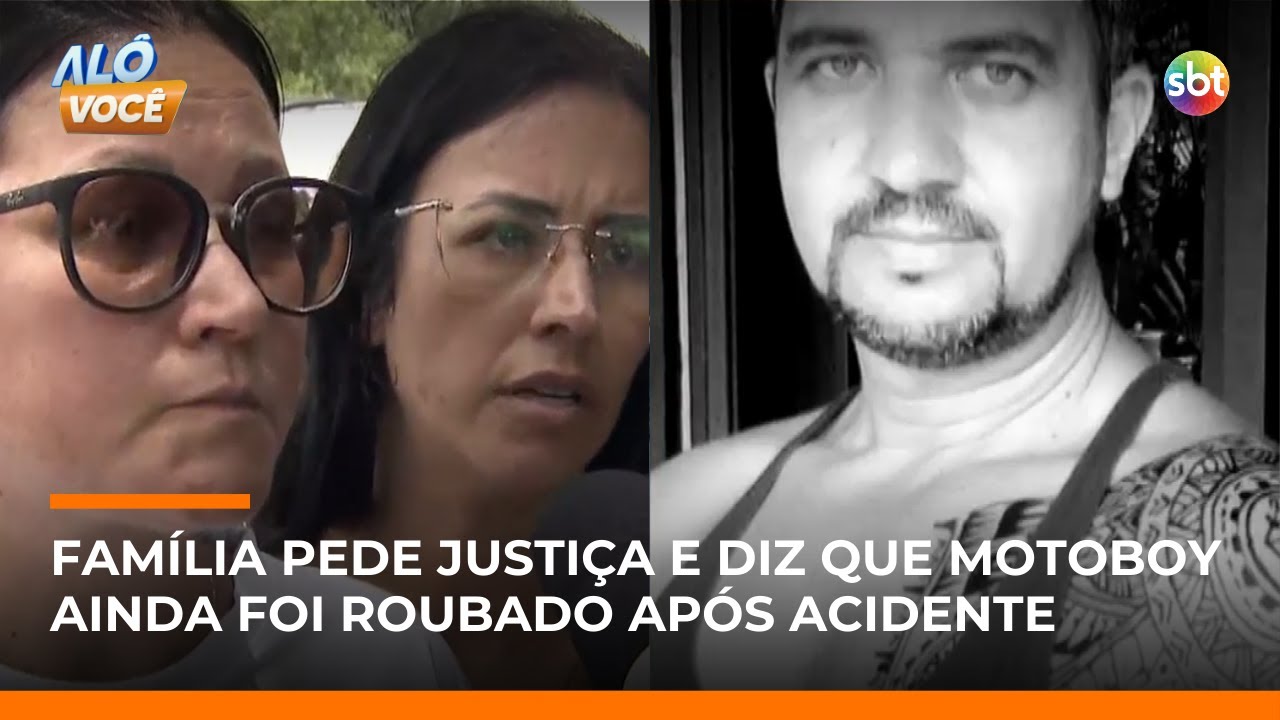 Acontece velório de motoboy morto após ser atingido por mulher que foi jogada de viaduto | #AloVoce