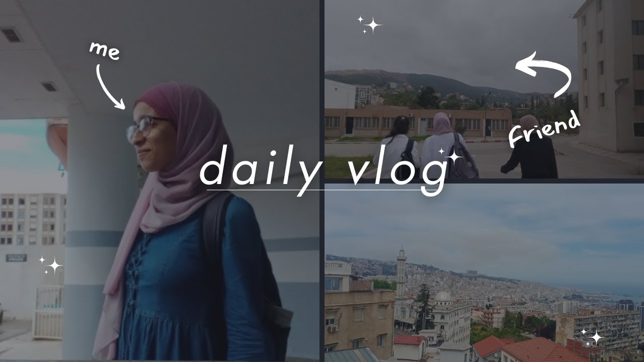Study Vlog | AI Student in Algeria Prepares for Exams