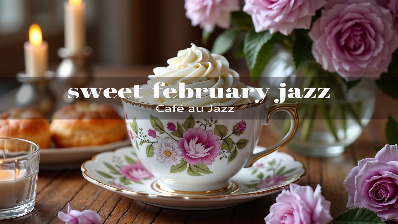 Sweet February Jazz ☕ Happy Jazz Music & Bossa Nova Piano for Focus, Good Vibes