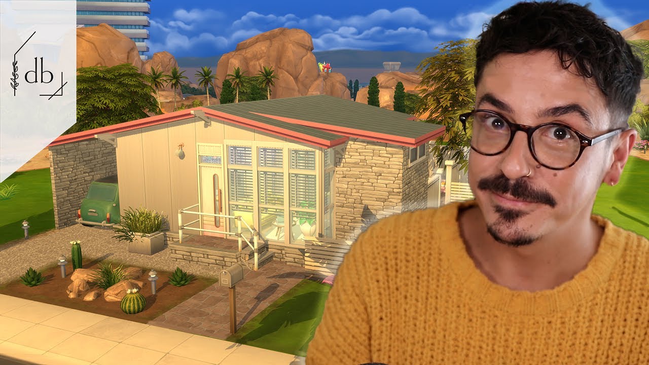 Building a MID CENTURY Style TINY HOME | The Sims 4