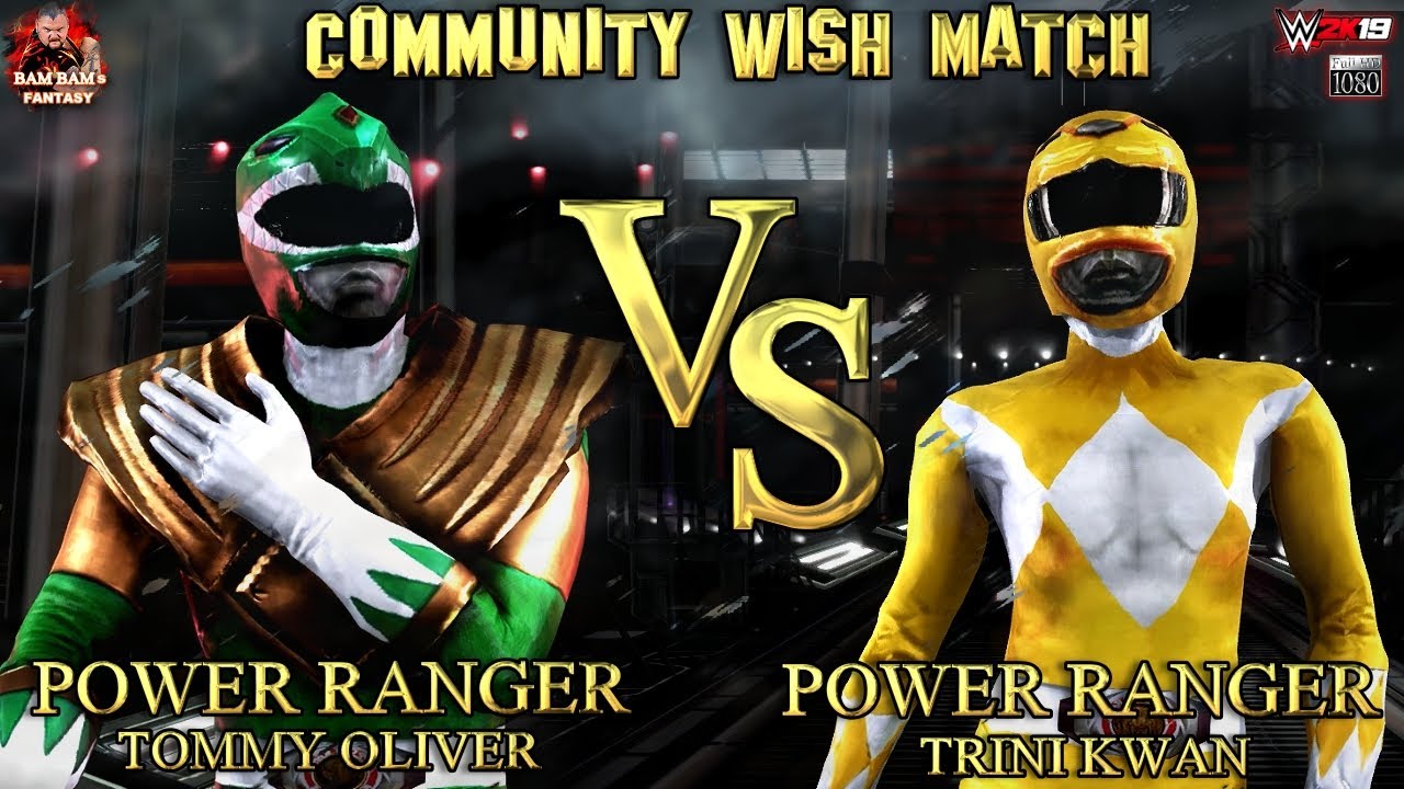 Power Ranger Tommy Oliver VS. Power Ranger Trini Kwan⭐ FANTASY MATCH ⭐ | Gameplay | Community Wish