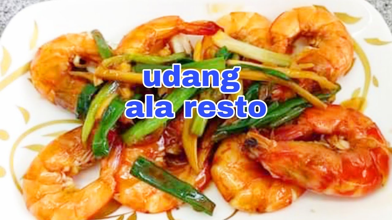 UDANG MASAK KECAP ASIN ALA MASAKAN HONGKONG || CARA MASAK UDANG KECAP ASIN SIMPLE @humairaharyu