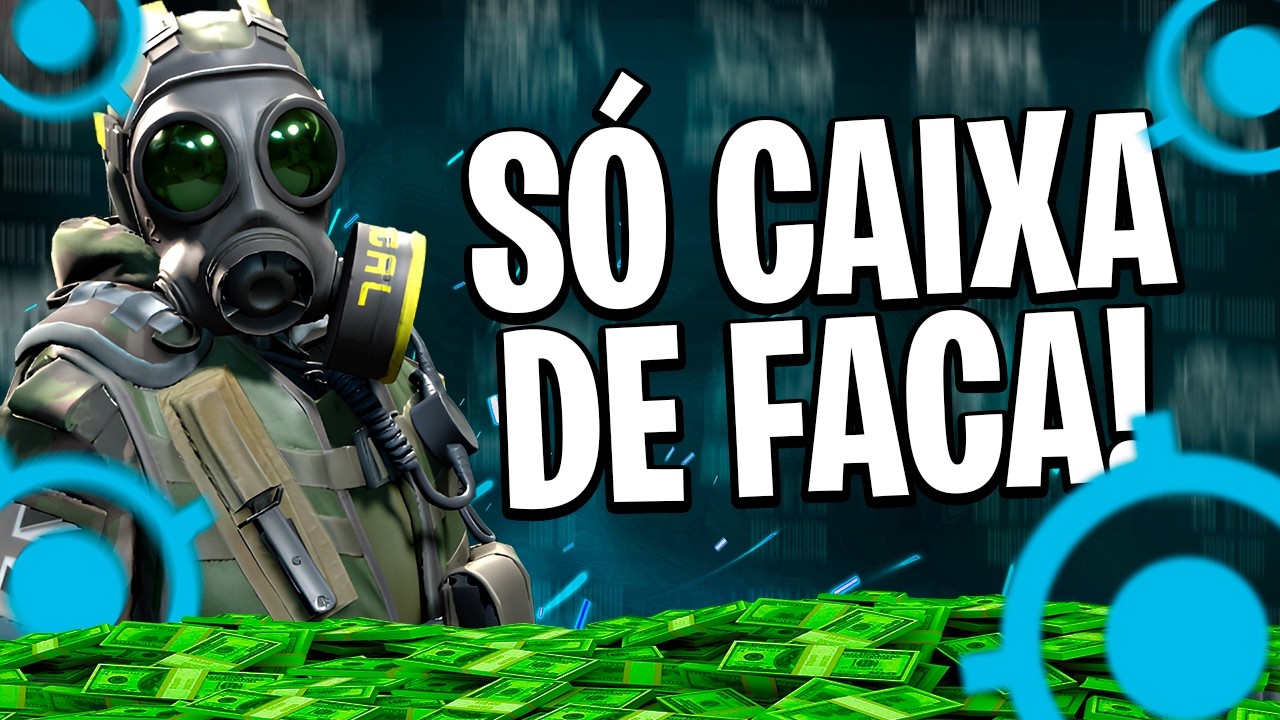 VAMOS TESTAR A CAIXA DE FACAS NO CSGO SKINS
