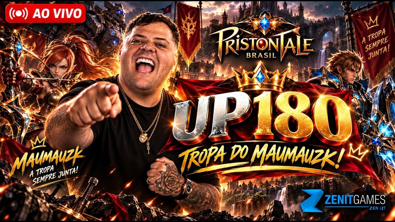 MAUMAUzk UPANDO LEVEL 180 PRISTON TALE BRASIL   - MAUMAUzk AO VIVO