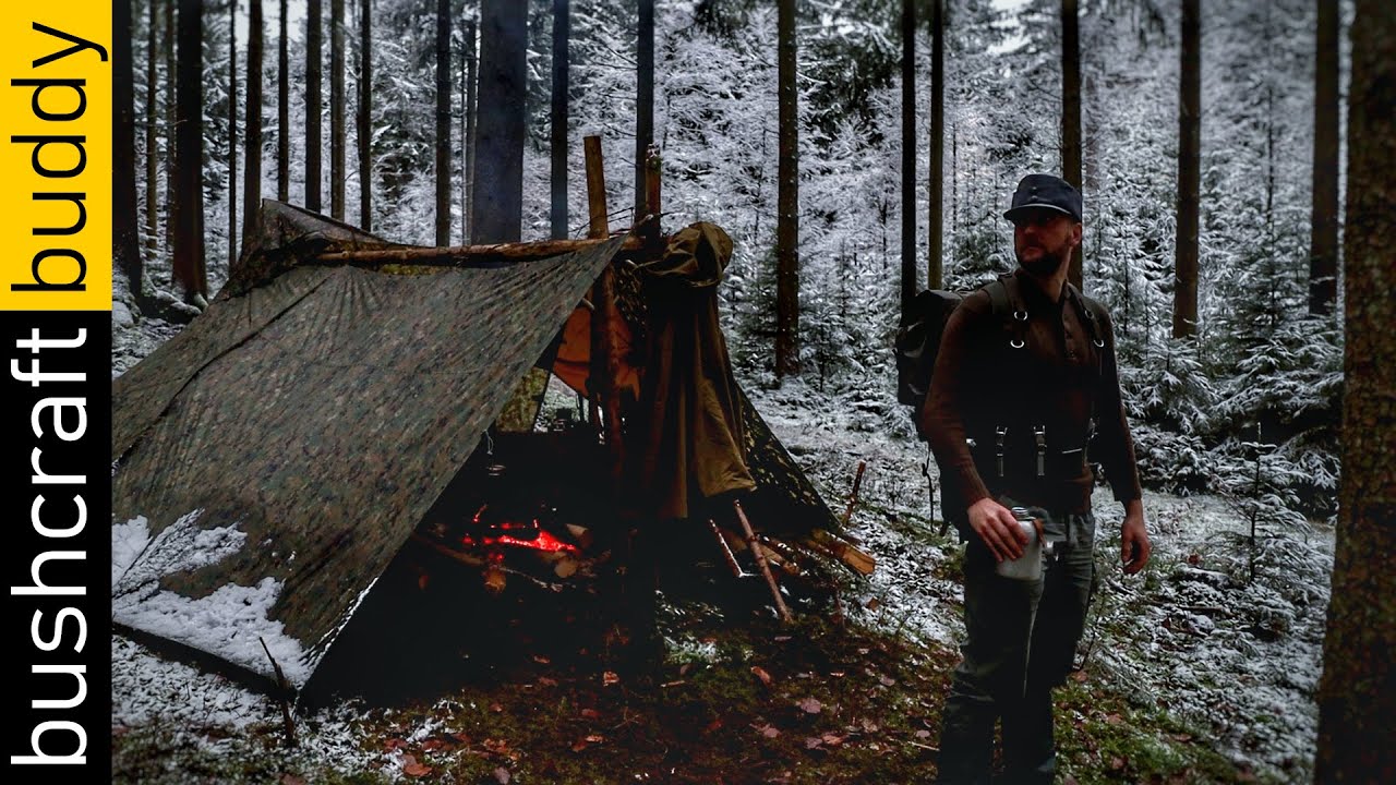 70s Bundeswehr Snow Overnighter | NO Sleeping Bag | BASHA | USMC Field Tarp | DD Tarp | M90 Rucksack