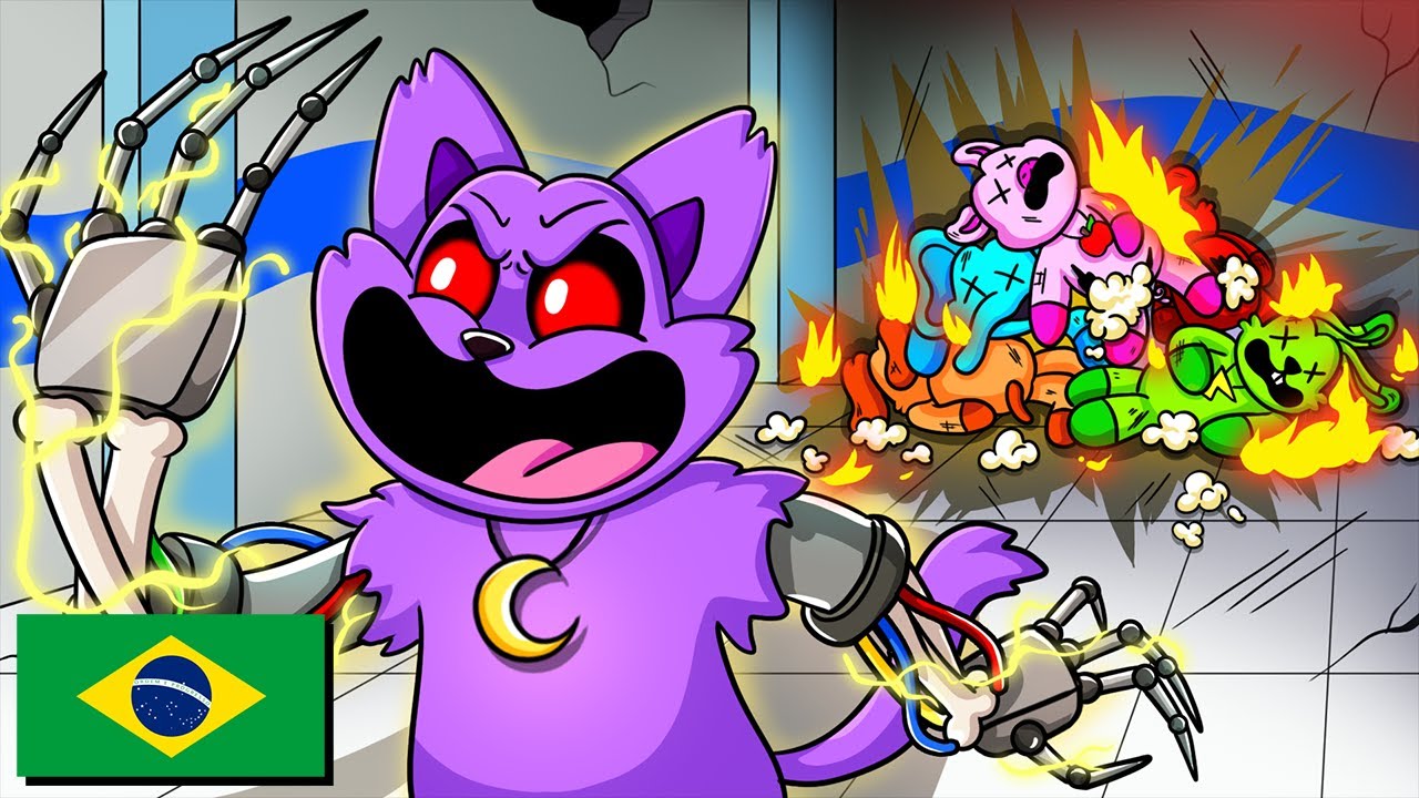 CATNAP tem um SEGREDO ESCURO... Poppy Playtime Chapter 3 Anima&ccedil;&atilde;o