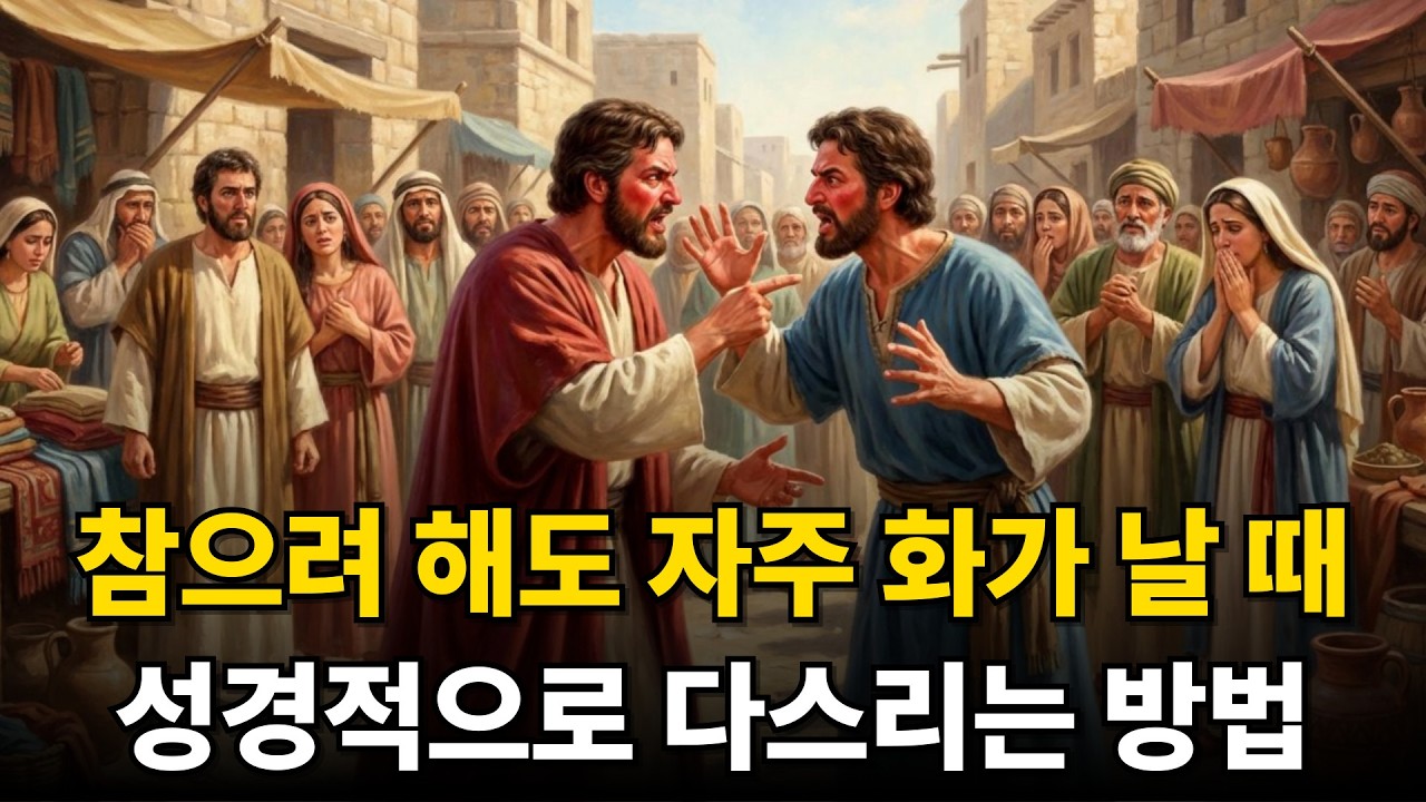 별것 아닌 일에도 화 많은 성격, 성경적으로 다스리는 방법