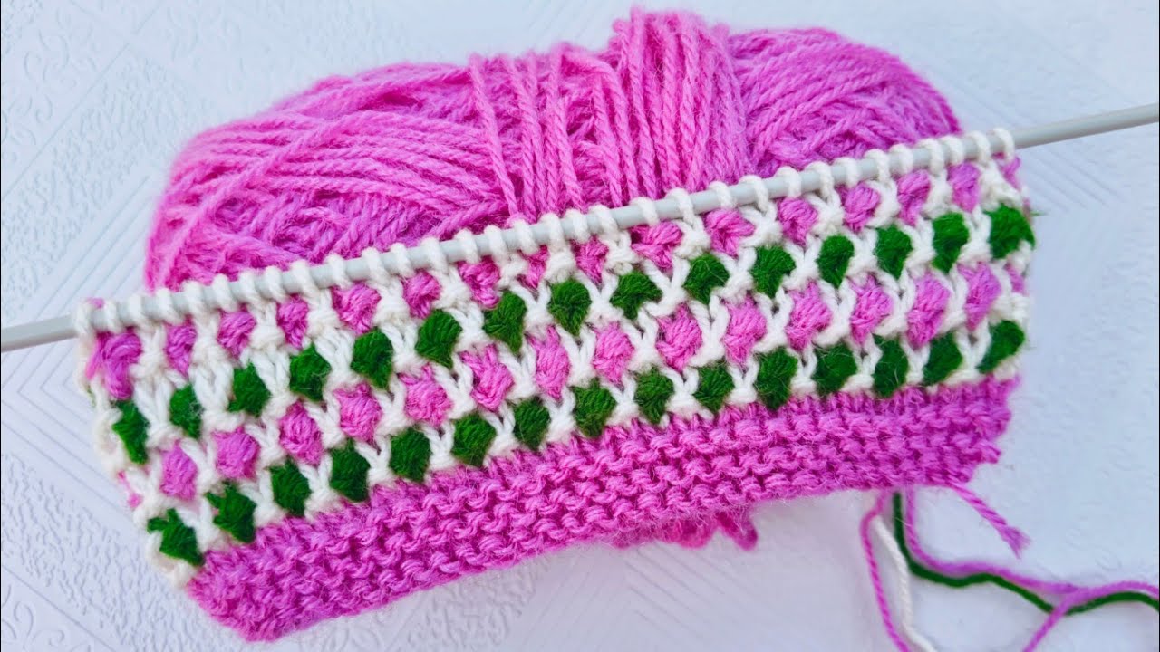 ✨ तीन रंग स्वेटर डिज़ाइन | Latest 3 Color Knitting Sweater Tutorial ✨