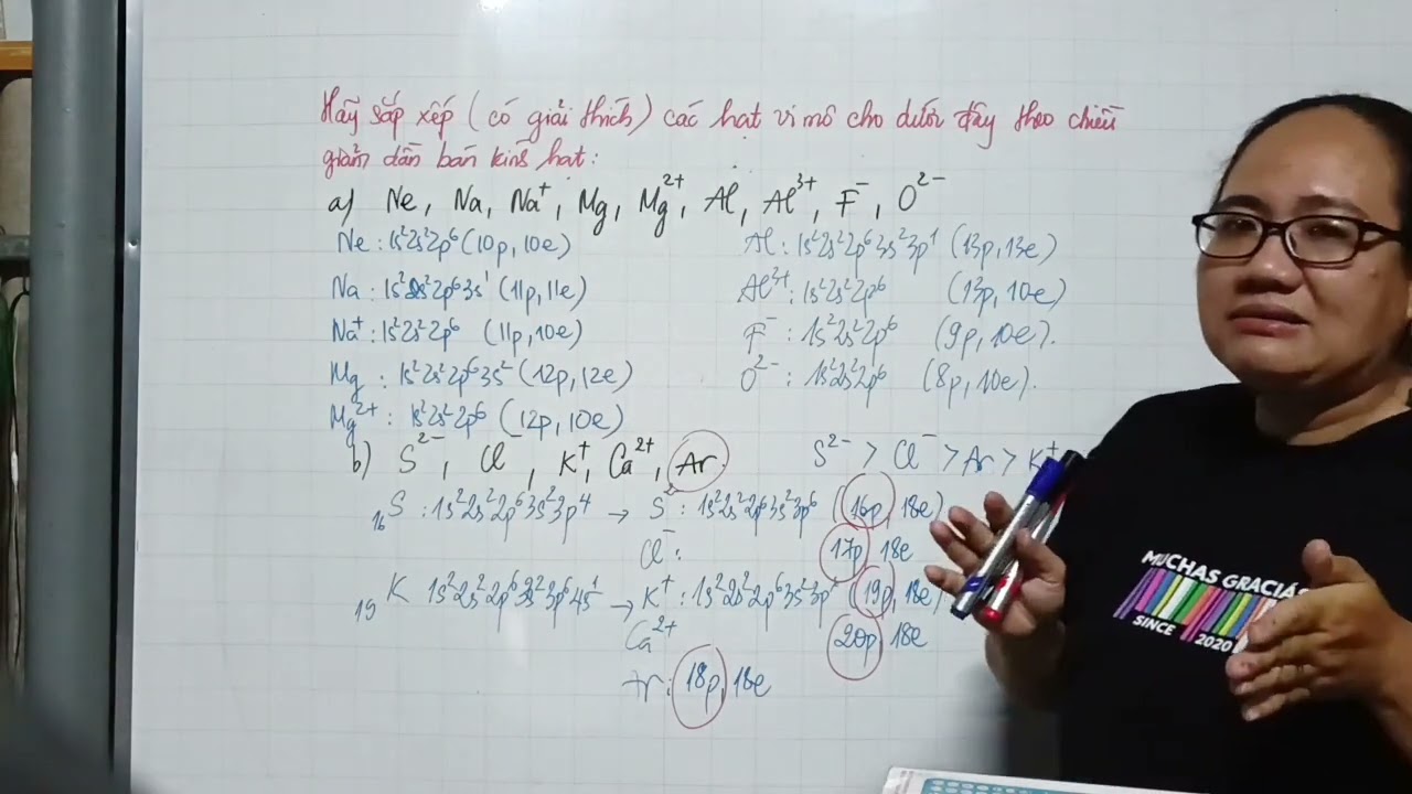 Hoá 10〡So sánh bán kính nguyên tử và ion