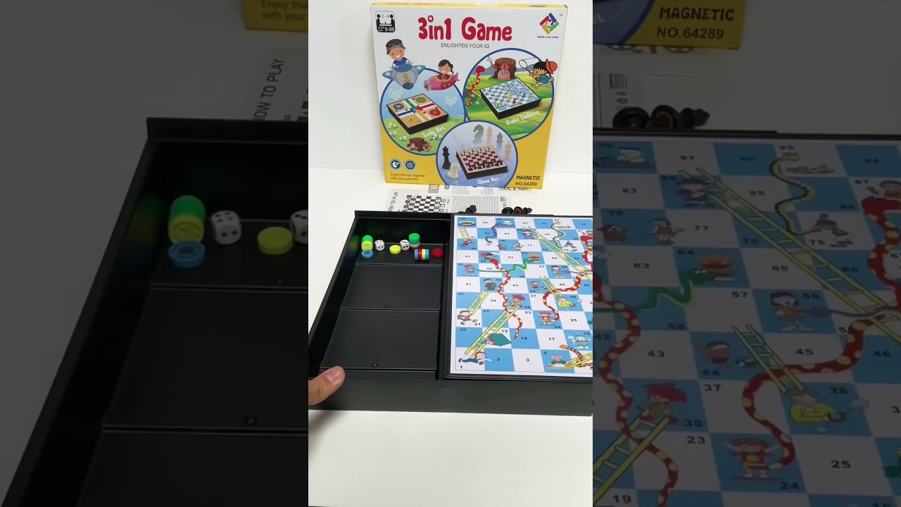 3in1 game ludo game-snake ladder game-chess game #new #toys #chess #ludo #snakeladders #games #3in1
