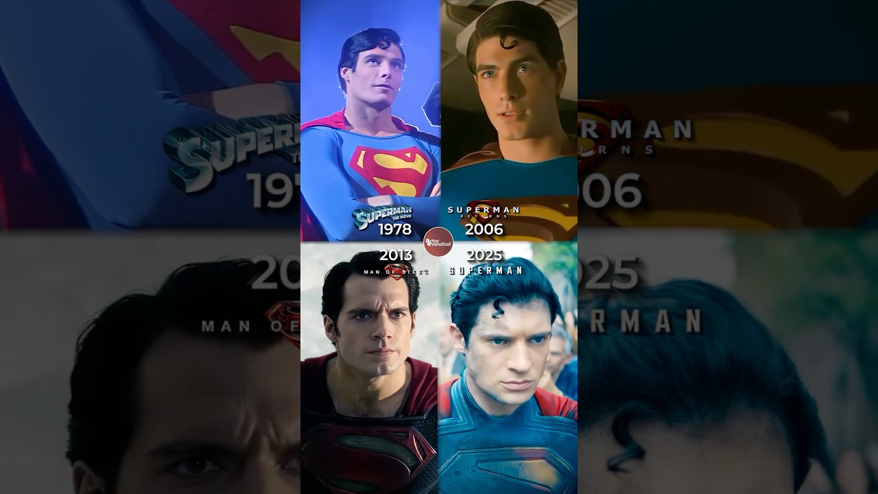 4 actors, 1 iconic role. Best Superman?🦸&zwj;♂️
