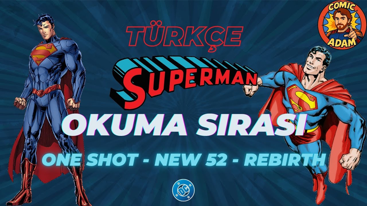 SUPERMAN OKUMA SIRASI (One Shot - New 52 - Rebirth) 📖 REHBER 7 #superman