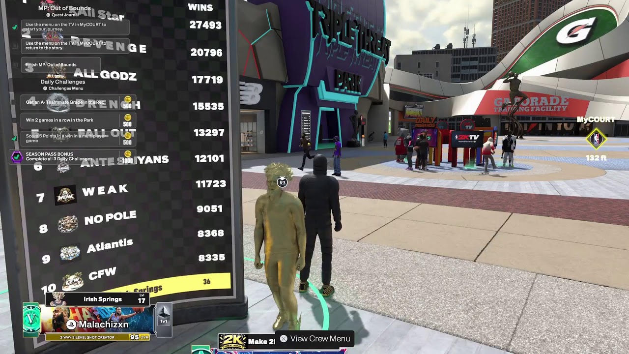2k 100 game STREAK