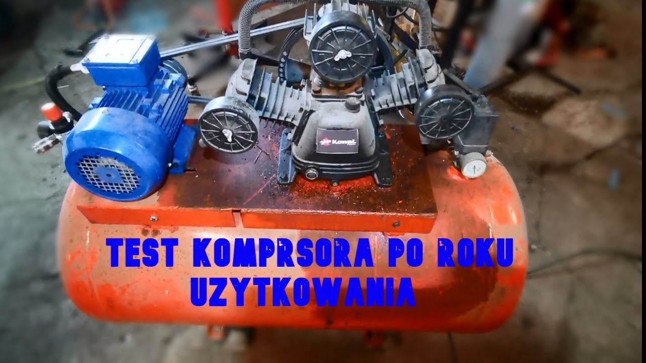 Test kompresora po roku użytkowania