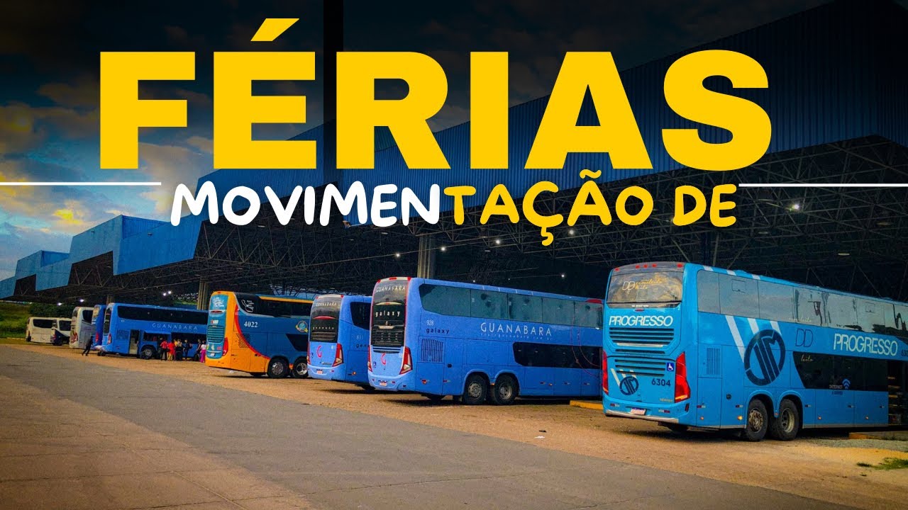 MOVIMENTAÇÃO DE FÉRIAS na RODOVIÁRIA de SÃO LUÍS - MA