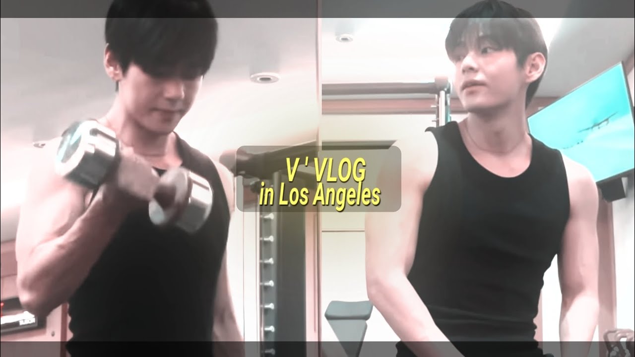 TAEHYUNG - V Vlog In Los Angeles Twixtor ' Clips For Edits 