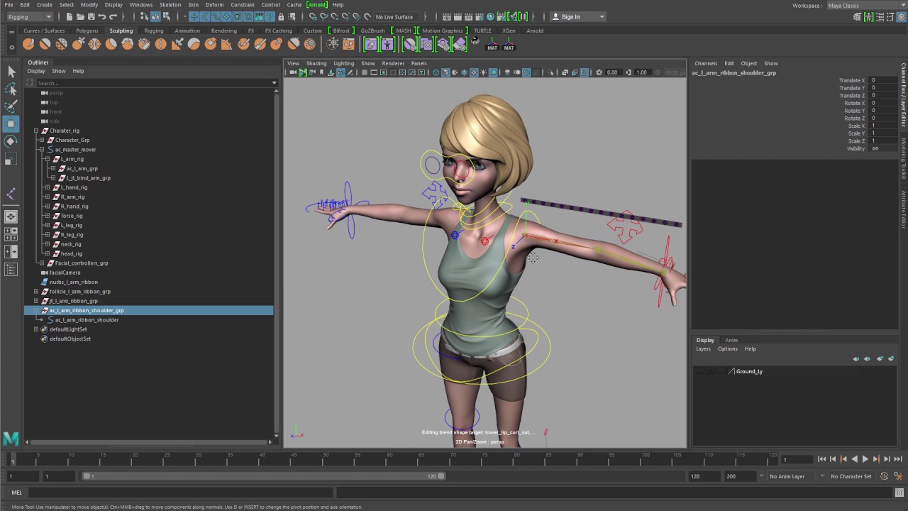 Ribbon Bendy Arm